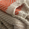 Pipa Sustainable Hand-loomed Throw Blanket - Beige