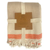 Pipa Sustainable Hand-loomed Throw Blanket - Beige