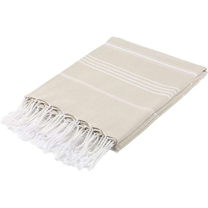 Pure Series Sustainable Turkish Towel Beige